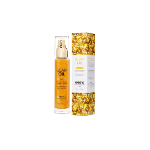 Huile sèche pailletée corps et cheveux 50ml 